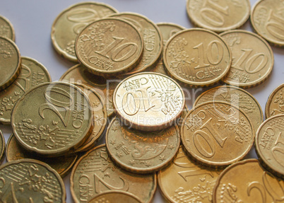 euro coins