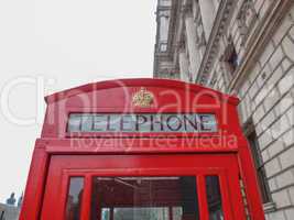 london telephone box