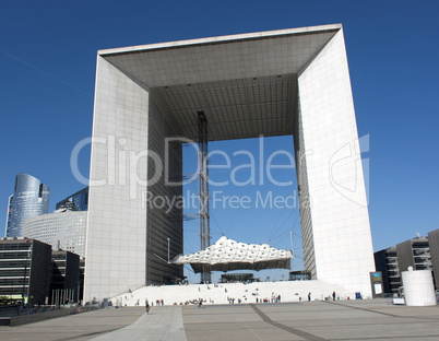 la grande arche, la defense, paris