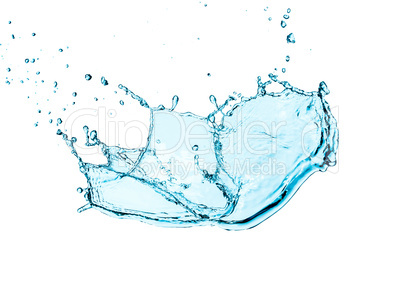 Water splash isolated