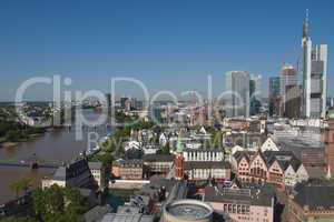 Aerial view of Frankfurt