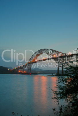 Trans American bridge in Panama connected South and North Americ