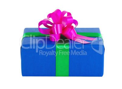 Blue gift box