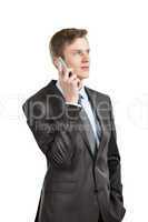 Businessman with mobile phone