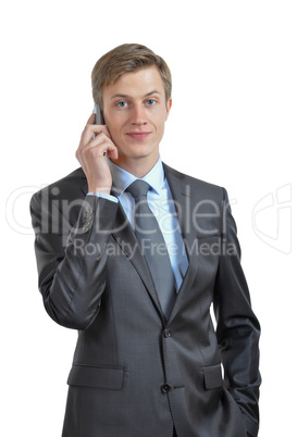 businessman with phone