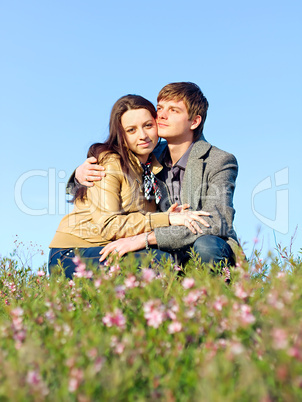 Outdoor Portrait of young couple