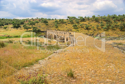 Aliseda römische Brücke - Aliseda roman bridge 07