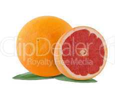 Fresh juicy grapefruits