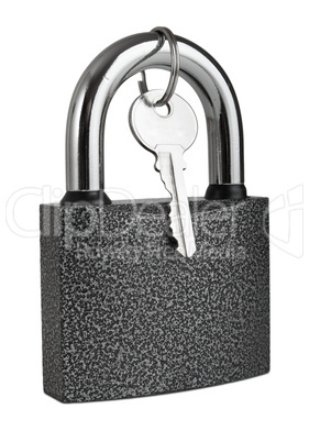 padlock  isolated on white background