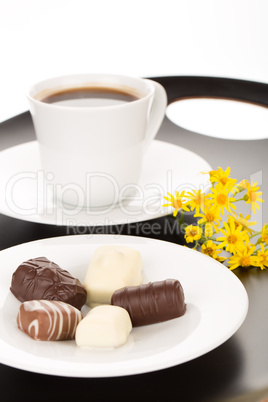 Chocolate and coffee