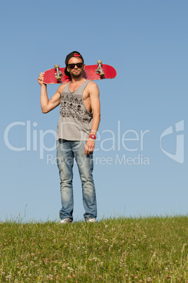 man with a skateboard