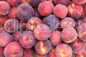 Fresh picked peaches