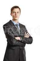 Young handsome businessman