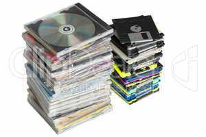 Disketten und CD,s