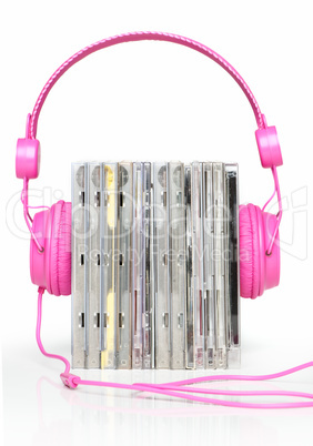 Kopfhörer mit CD,s