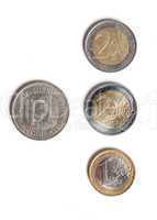 Fünf D-Mark und fünf Euro