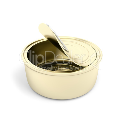 Empty pate can