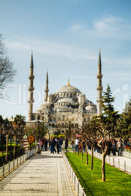 sultan ahmed mosque (blue mosque) in istanbul