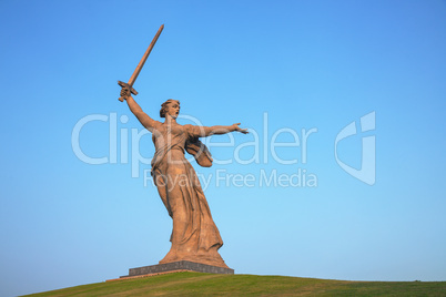 'the motherland calls!' monument in volgograd, russia