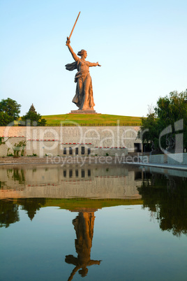 'the motherland calls!' monument in volgograd, russia