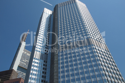 european central banking house in frankfurt