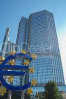 european central banking house in frankfurt