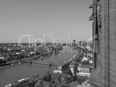 aerial view of frankfurt