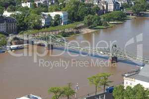 aerial view of frankfurt