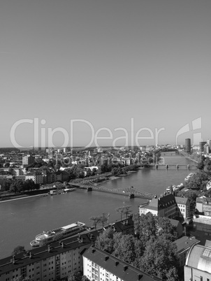 aerial view of frankfurt