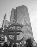 european central banking house in frankfurt