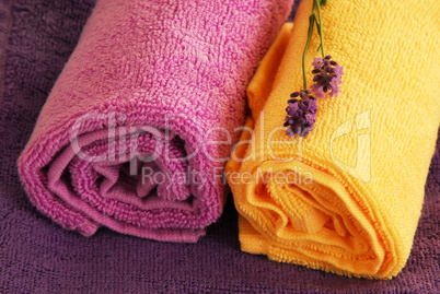 Colorful towels