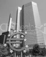 european central banking house in frankfurt