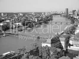 aerial view of frankfurt