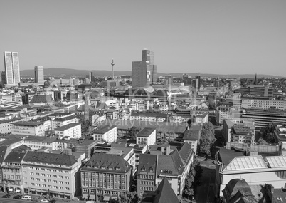 aerial view of frankfurt