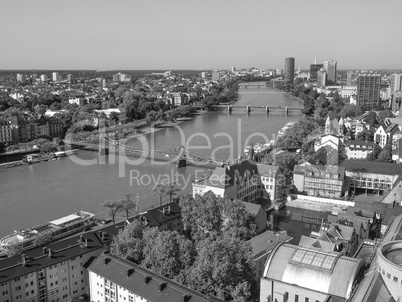 aerial view of frankfurt