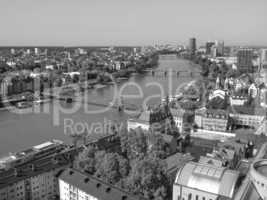 aerial view of frankfurt