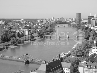 aerial view of frankfurt