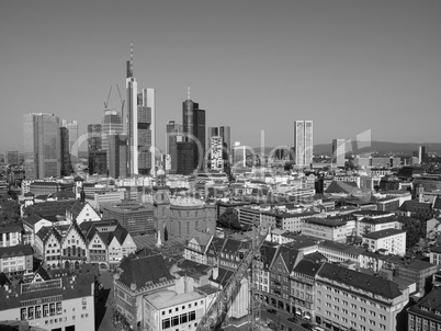 aerial view of frankfurt