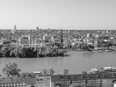 aerial view of frankfurt