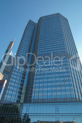 european central banking house in frankfurt