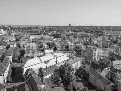 aerial view of frankfurt