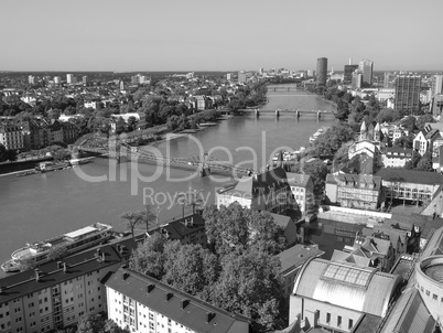 aerial view of frankfurt