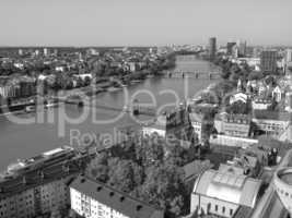 aerial view of frankfurt