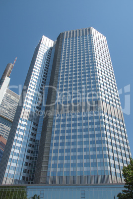 european central banking house in frankfurt