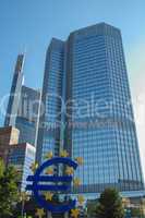 european central banking house in frankfurt