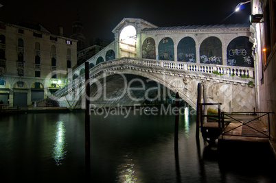 Venice Italy Rialto bridge view