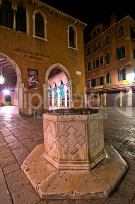 Venice Italy fish market