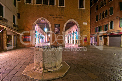 Venice Italy fish market