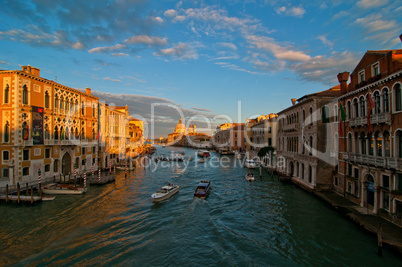 Venice Italy grand canal view