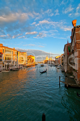 Venice Italy grand canal view